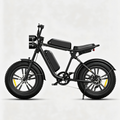 Noir-Vélo électrique de style moto M20